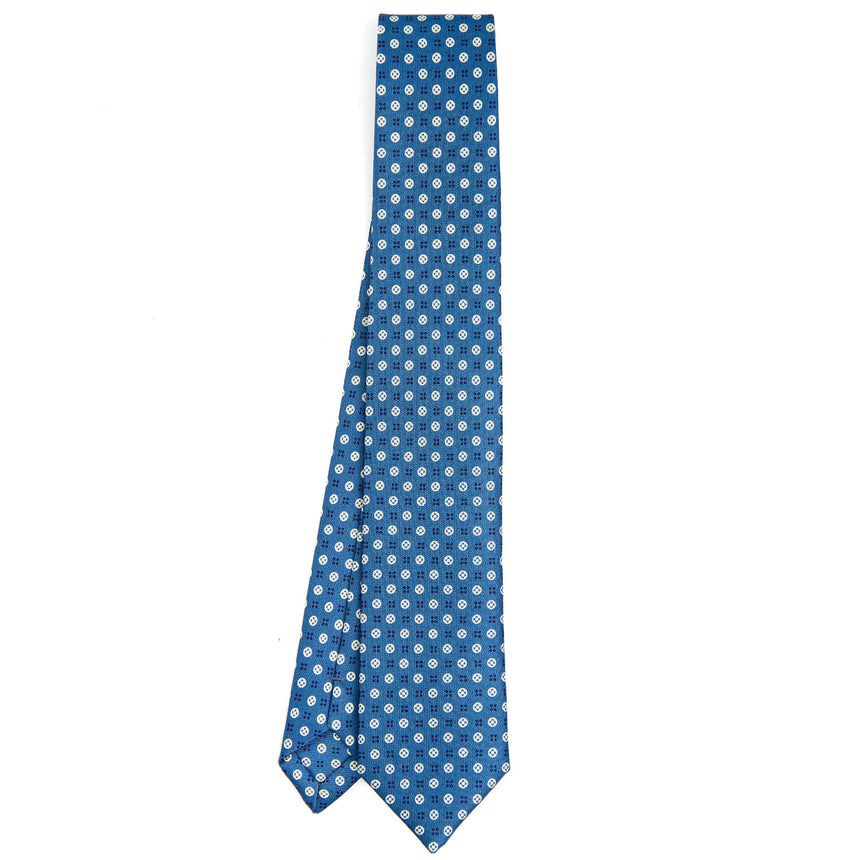 MID BLUE SARTORIAL 7 CM SILK TIE