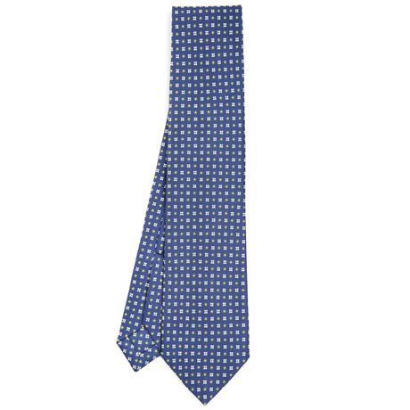 BLUE 7 FOLD SARTORIAL SILK TIE