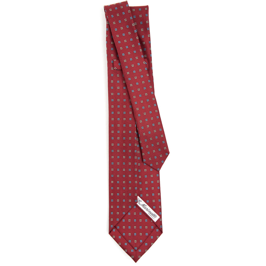 BURGUNDY 7 FOLD SARTORIAL SILK TIE