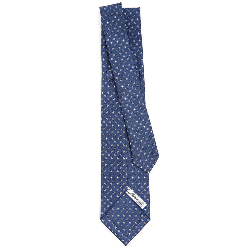 BLUE 7 FOLD SARTORIAL SILK TIE