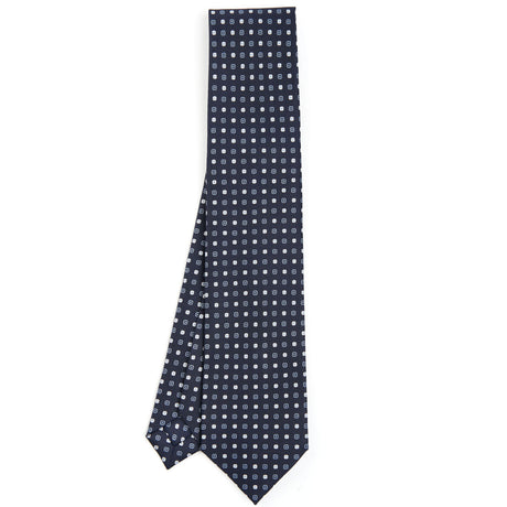 DARK BLUE 7 FOLD SARTORIAL SILK TIE