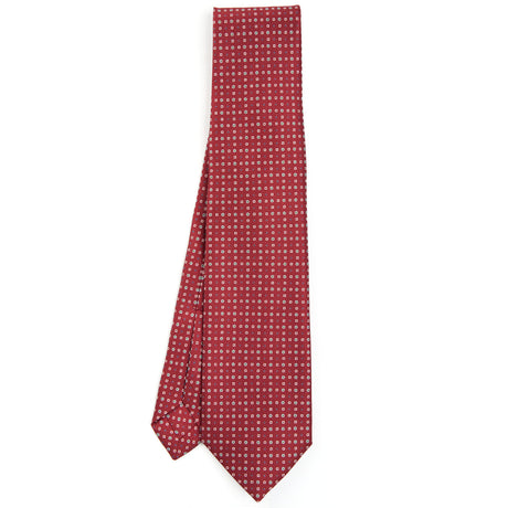 BURGUNDY 7 FOLD SARTORIAL SILK TIE