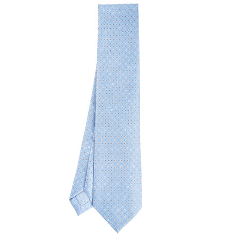 LIGHT BLUE 7 FOLD SARTORIAL SILK TIE