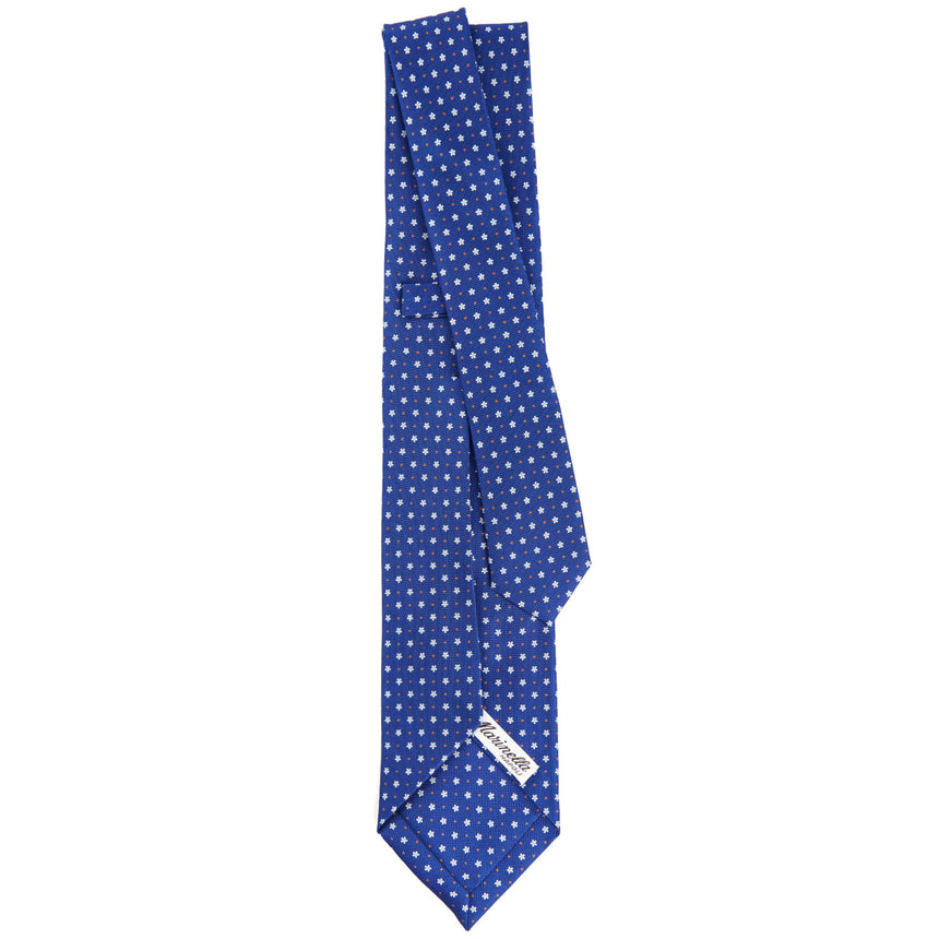 BLUE 7 FOLD SARTORIAL SILK TIE