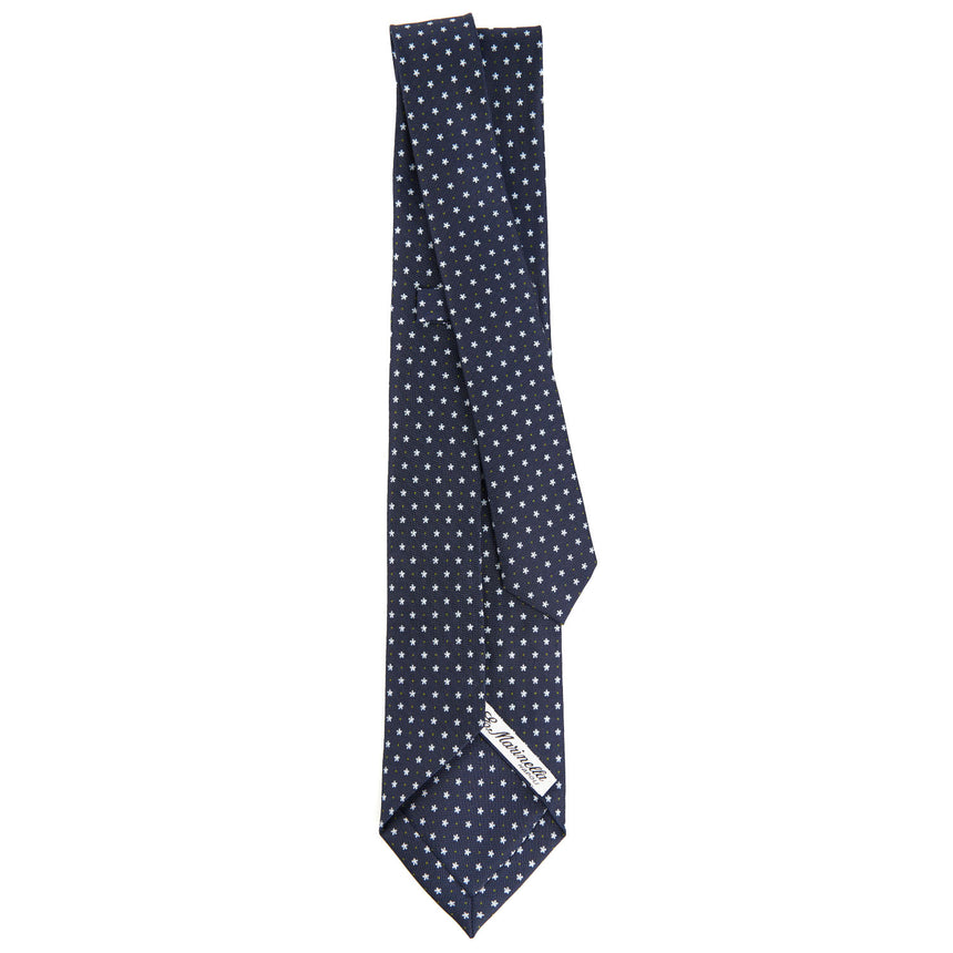 DARK BLUE 7 FOLD SARTORIAL SILK TIE