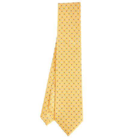 YELLOW 7 FOLD SARTORIAL SILK TIE