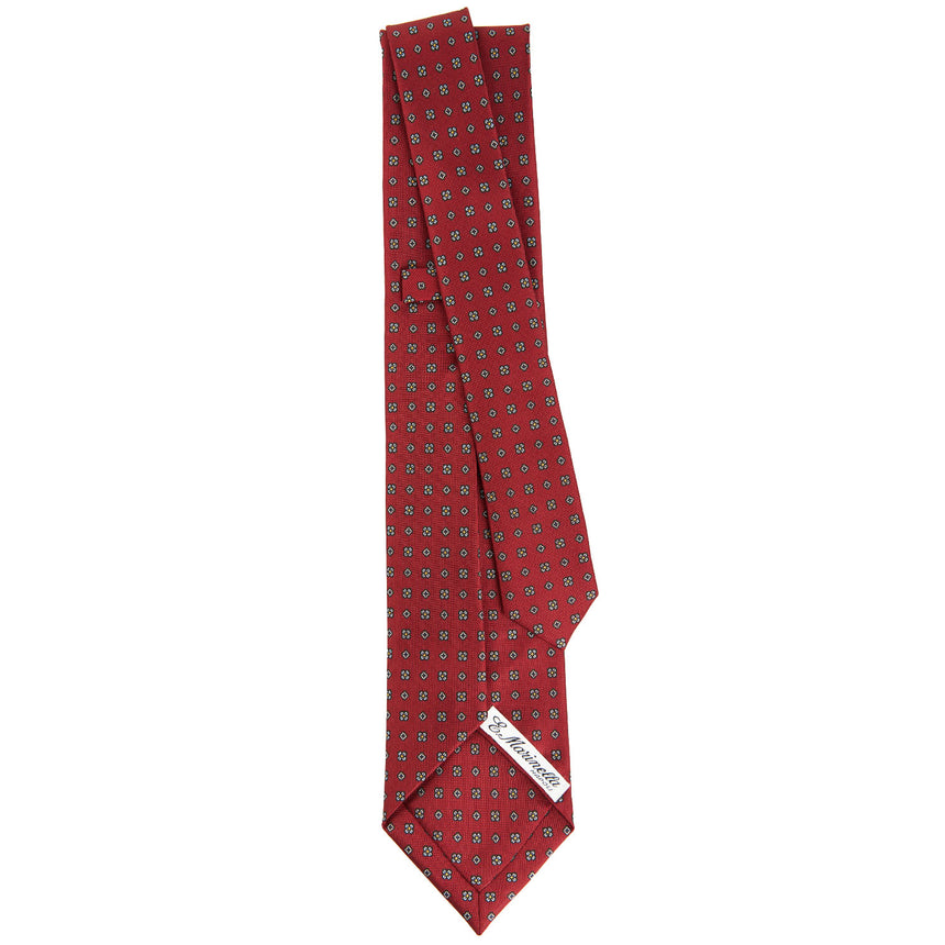 BURGUNDY 7 FOLD SARTORIAL SILK TIE