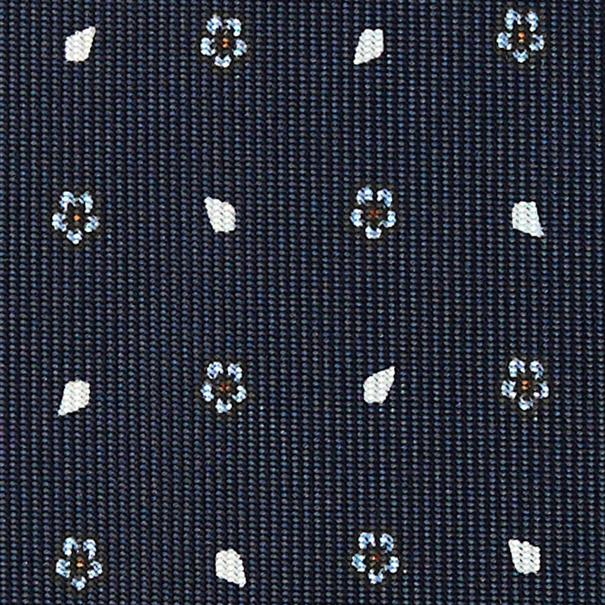 DARK BLUE 7 FOLD SARTORIAL SILK TIE