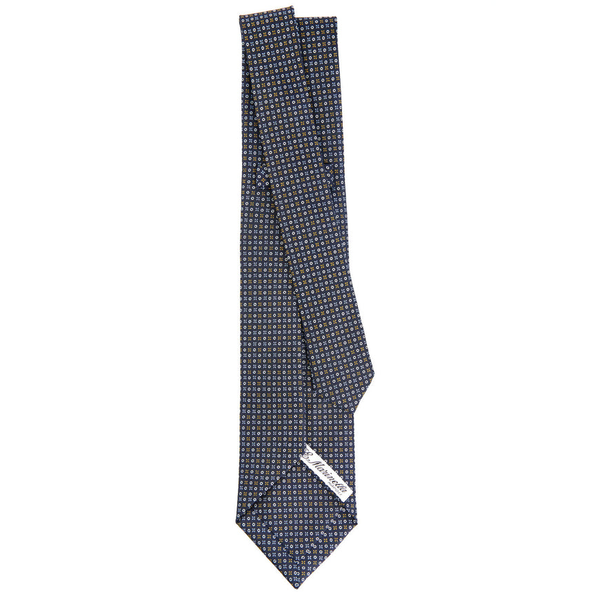 DARK BLUE 7 FOLD SARTORIAL SILK TIE