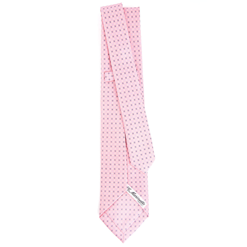 PINK 7 FOLD SARTORIAL SILK TIE