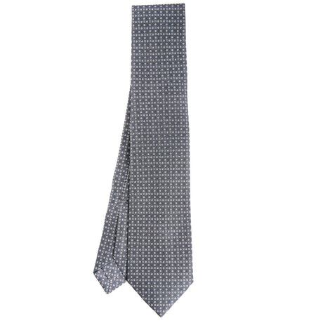 DRAK GREY 7 FOLD SARTORIAL SILK TIE