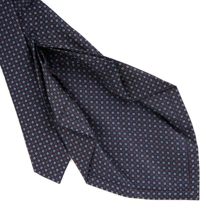 DARK BLUE 7 FOLD SARTORIAL SILK TIE