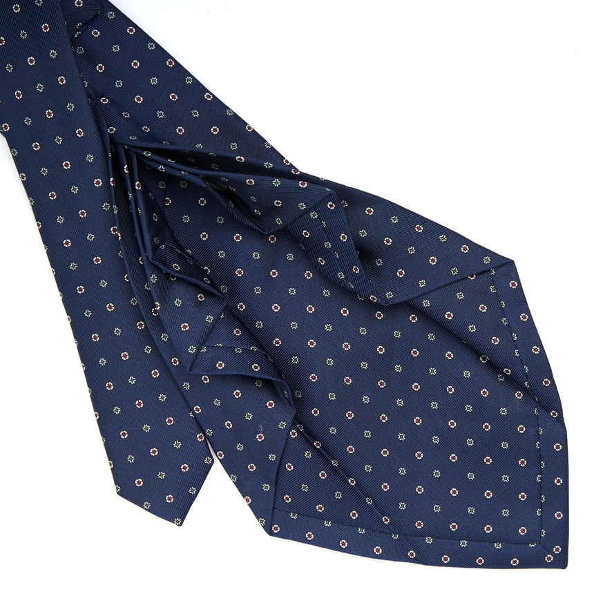 BLUE 9 FOLD SARTORIAL SILK TIE