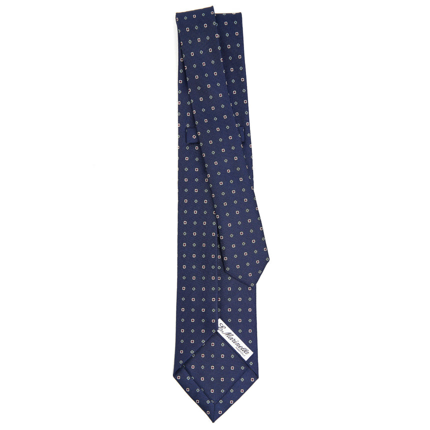 BLUE 9 FOLD SARTORIAL SILK TIE