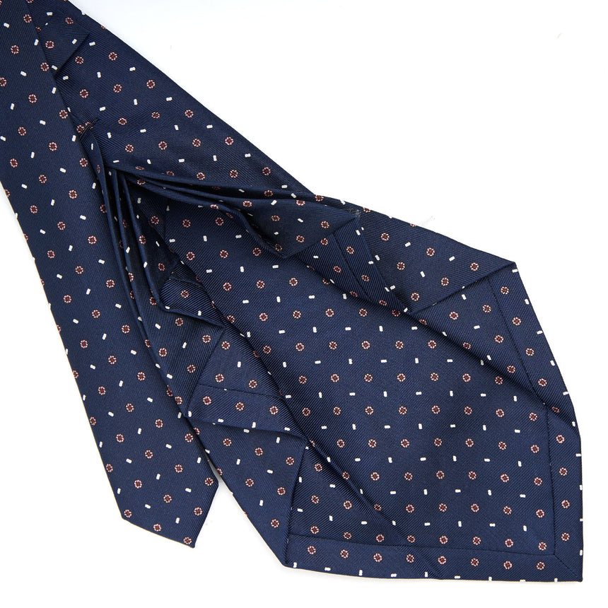 BLUE 9 FOLD SARTORIAL SILK TIE