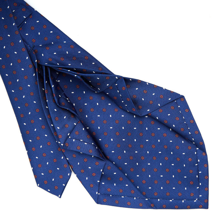 BLUE 9 FOLD SARTORIAL SILK TIE