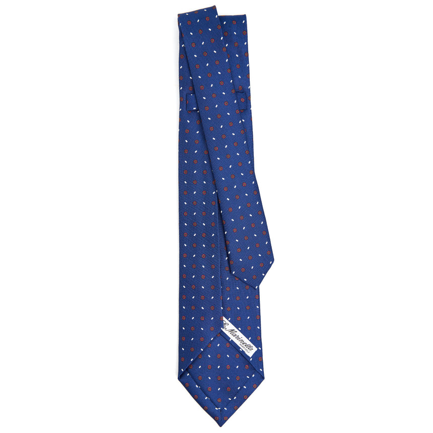 BLUE 9 FOLD SARTORIAL SILK TIE