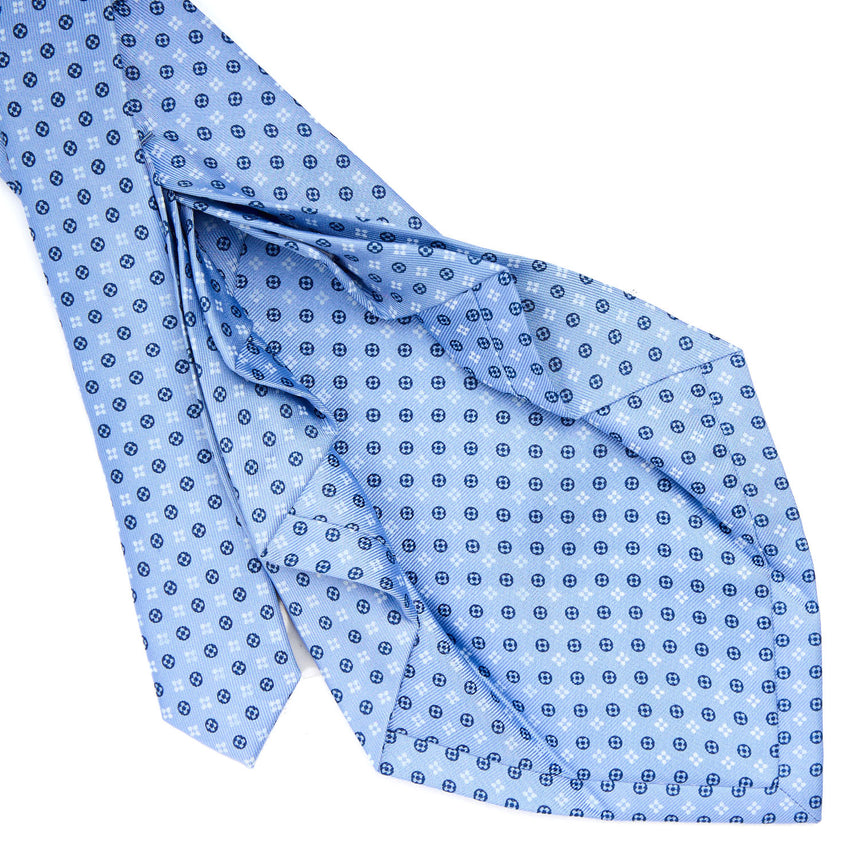 LIGHT BLUE 9 FOLD SARTORIAL SILK TIE