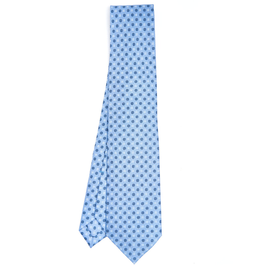 LIGHT BLUE 9 FOLD SARTORIAL SILK TIE