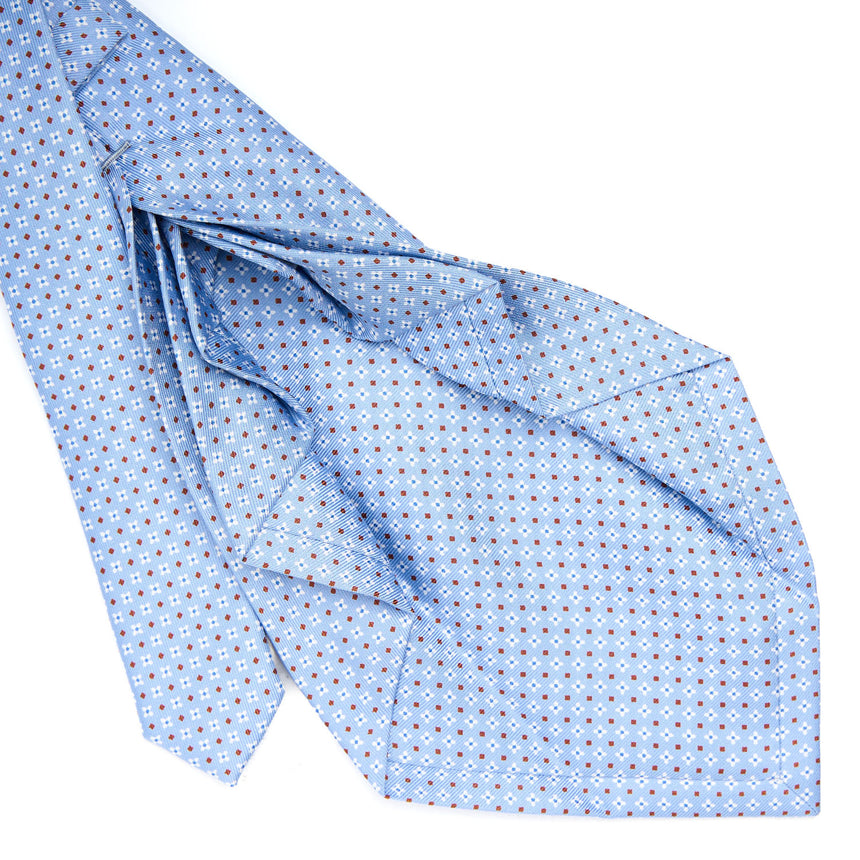 LIGHT BLUE 9 FOLD SARTORIAL SILK TIE