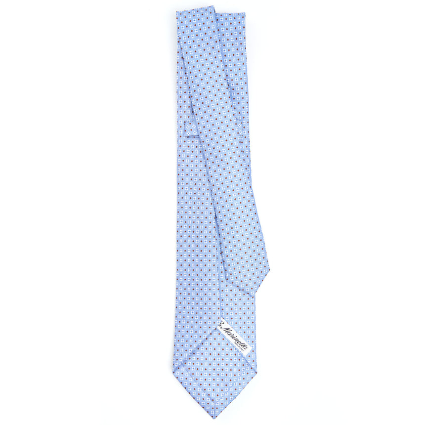 LIGHT BLUE 9 FOLD SARTORIAL SILK TIE