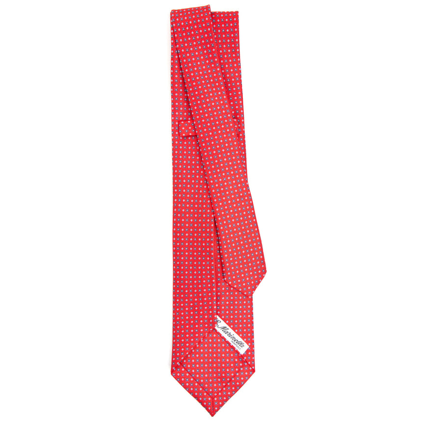 RED 9 FOLD SARTORIAL SILK TIE