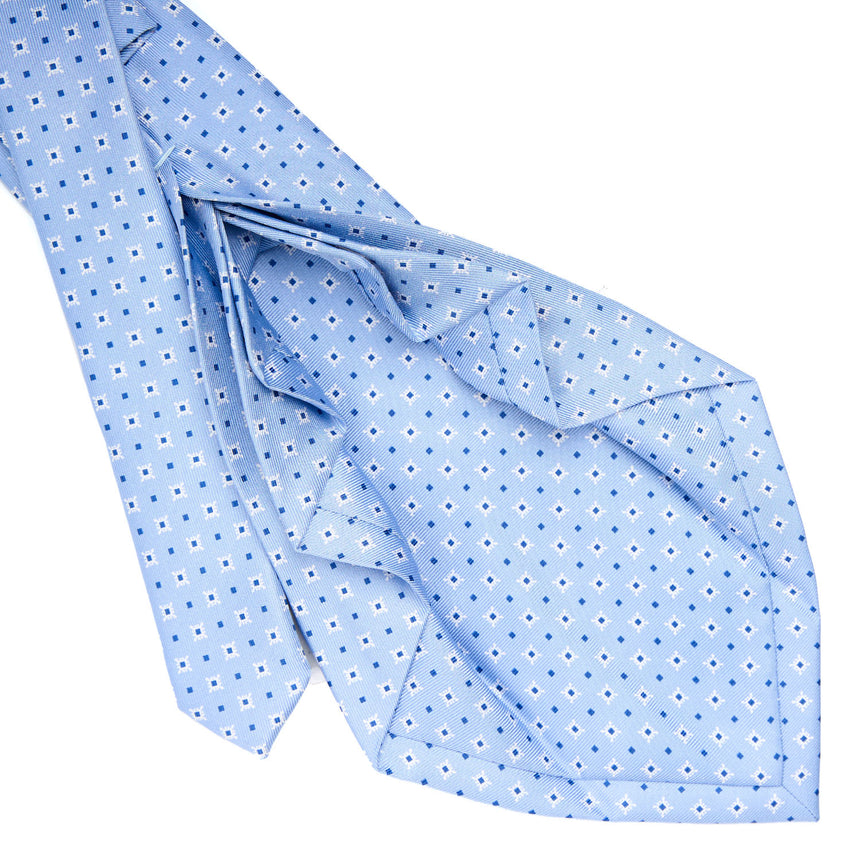 LIGHT BLUE 9 FOLD SARTORIAL SILK TIE