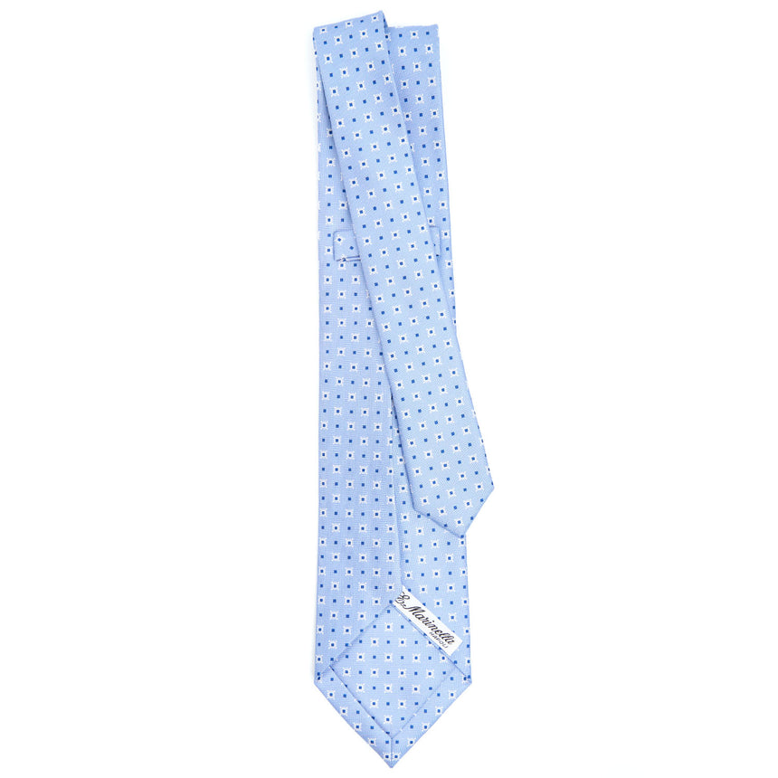 LIGHT BLUE 9 FOLD SARTORIAL SILK TIE