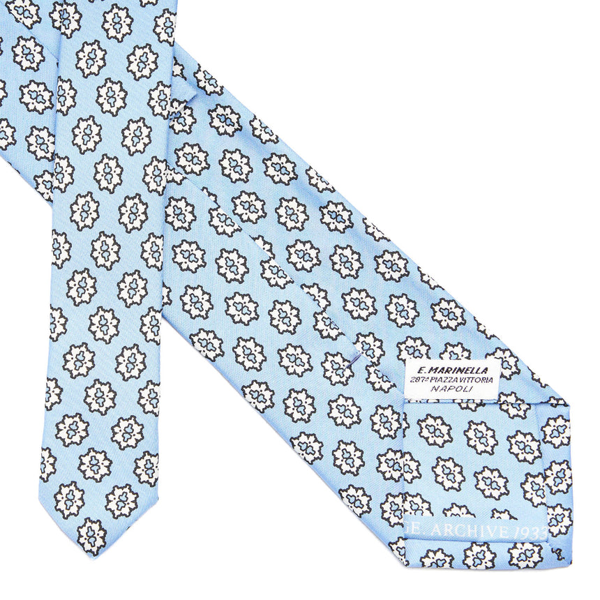 LIGHT BLUE SILK TIE