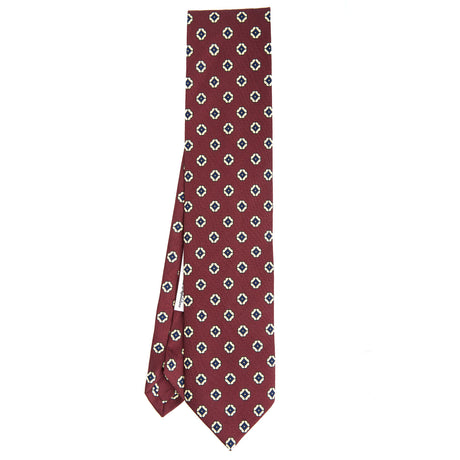 BURGUNDY SILK TIE