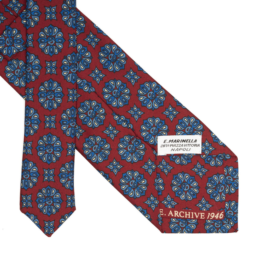 BURGUNDY SILK TIE