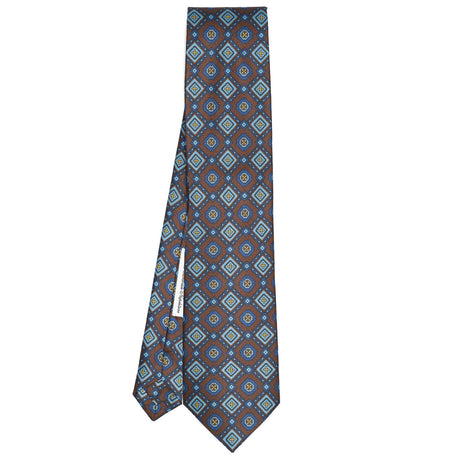 DARK BROWN SILK TIE