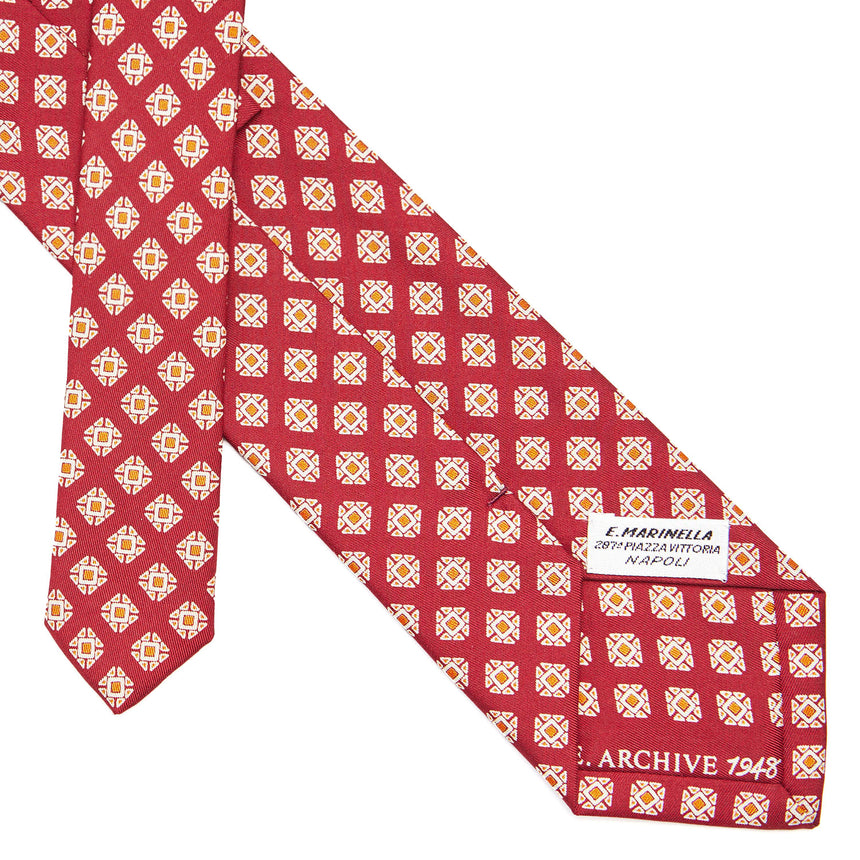 RED SILK TIE