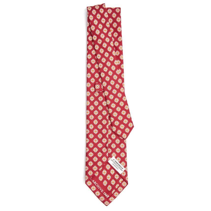 RED SILK TIE