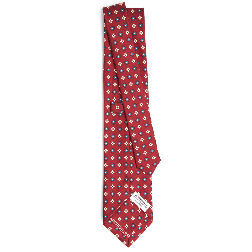 BURGUNDY SILK TIE