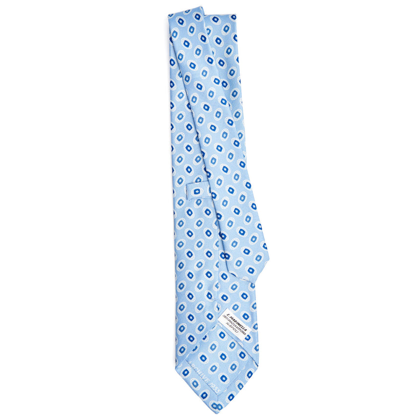 LIGHT BLUE SILK TIE