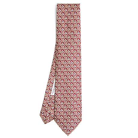 BURGUNDY SILK TIE