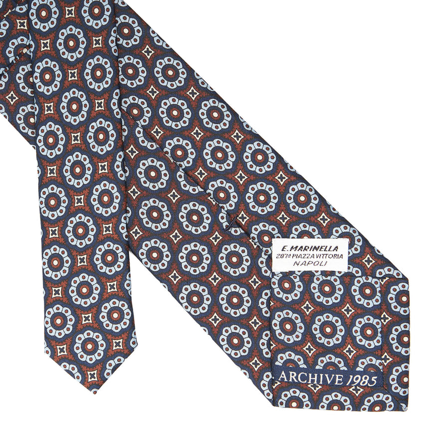 DARK BLUE SILK TIE