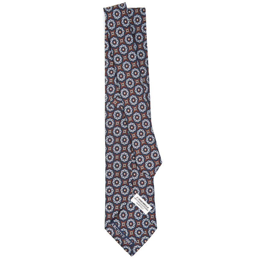 DARK BLUE SILK TIE