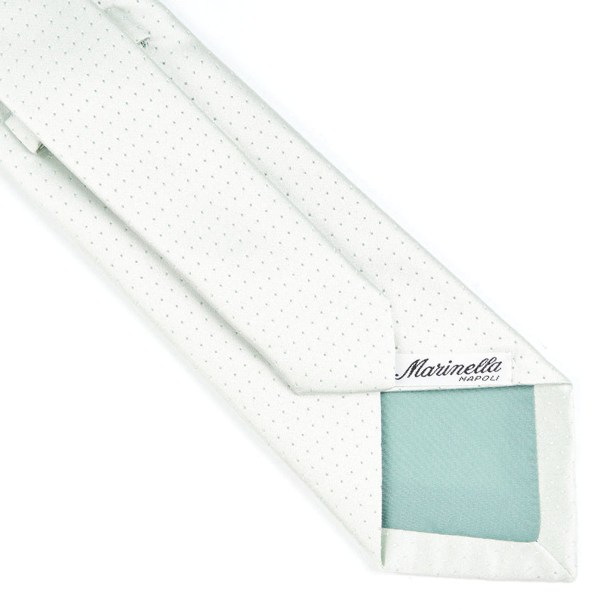 LIGHT GREEN CEREMONIAL SILK SATIN TIE