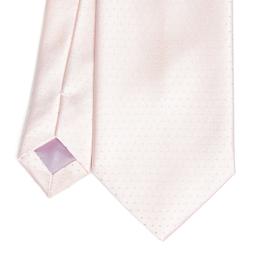 PINK CEREMONIAL SILK SATIN TIE