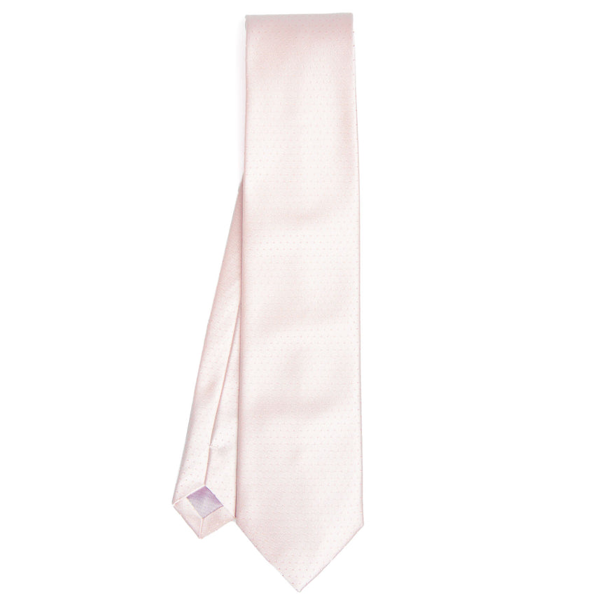 PINK CEREMONIAL SILK SATIN TIE