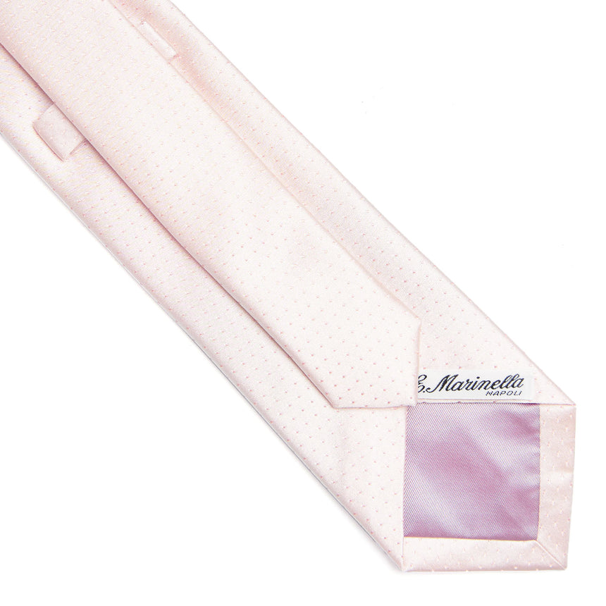 PINK CEREMONIAL SILK SATIN TIE