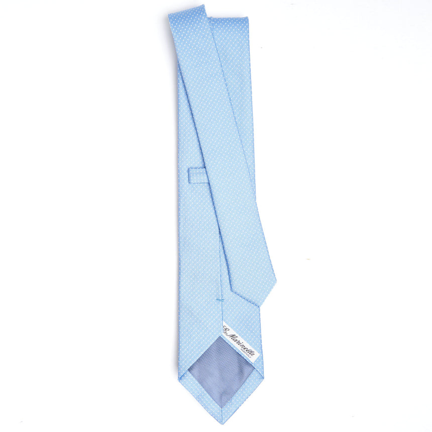 LIGHT BLUE CEREMONIAL JACQUARD SILK TIE