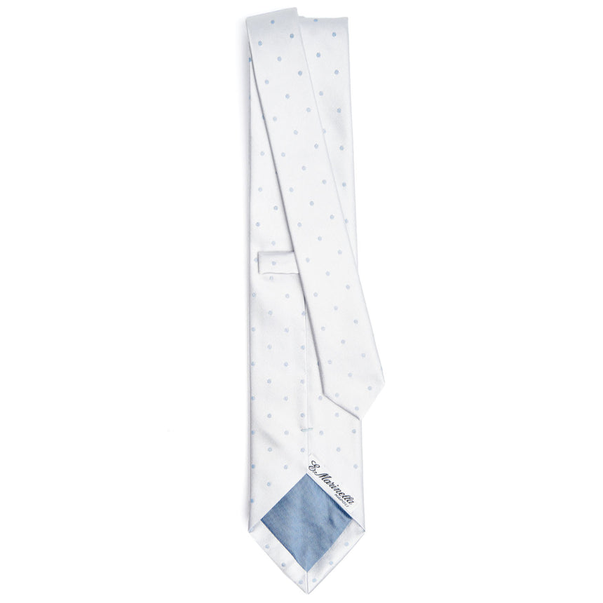 LIGHT BLUE CEREMONIAL SILK SATIN TIE