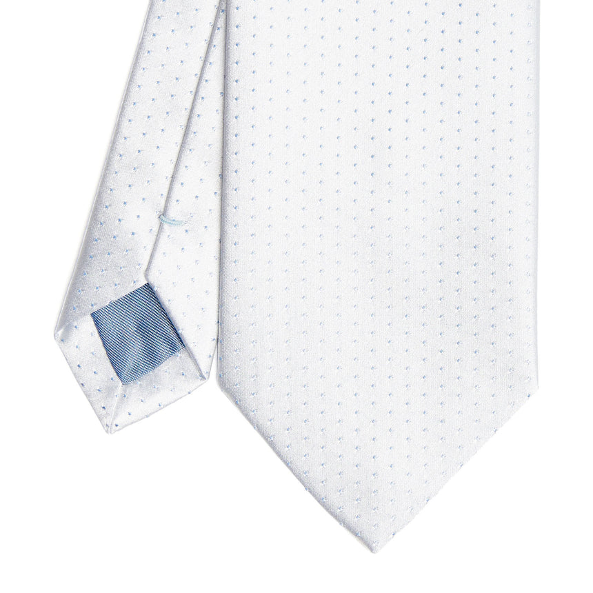 LIGHT BLUE CEREMONIAL SILK SATIN TIE