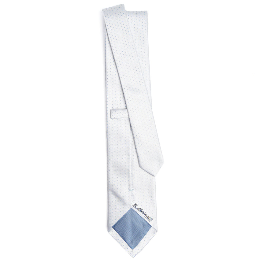 LIGHT BLUE CEREMONIAL SILK SATIN TIE