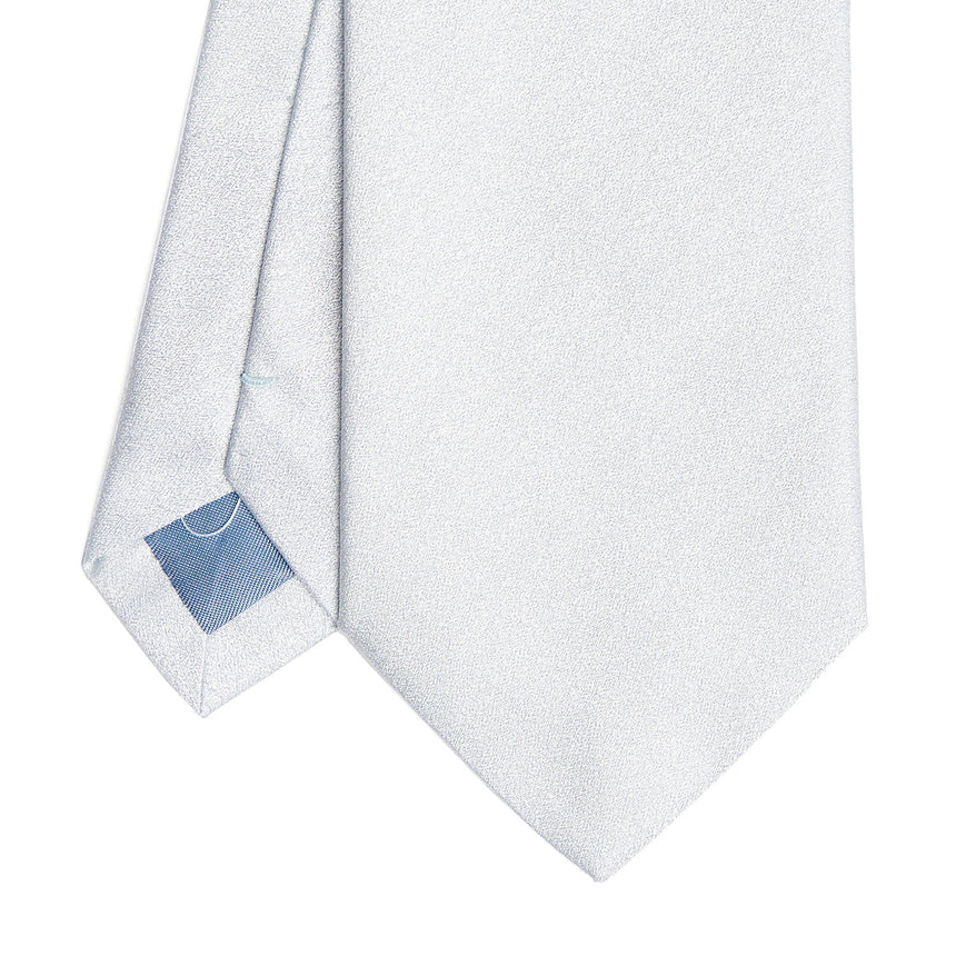 CEREMONIAL LIGHT BLUE SILK SATIN TIE