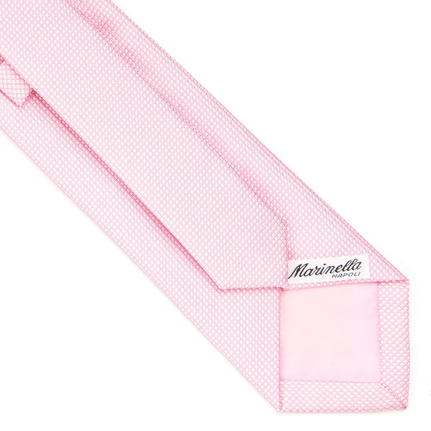 PINK CEREMONIAL JACQUARD SILK TIE