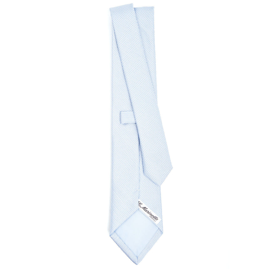 LIGHT BLUE CEREMONIAL JACQUARD SILK TIE